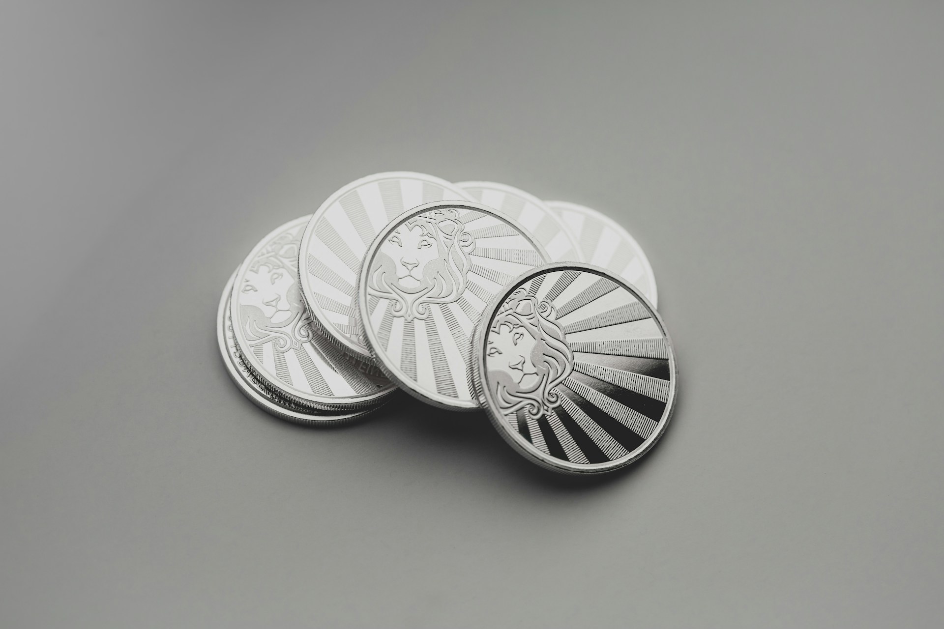Silver modern background